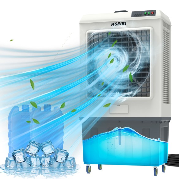 Stay Cool with the KAC 45-125 L Air Cooler - 125L, 450W | KSEIBI