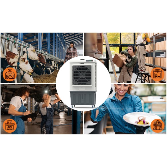 کولر هوای KAC 45-125 L با ظرفیت ۱۲۵ لیتر و توان ۴۵۰ وات | KSEIBI