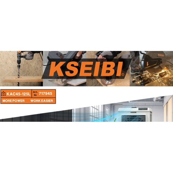 Stay Cool with the KAC 45-125 L Air Cooler - 125L, 450W | KSEIBI