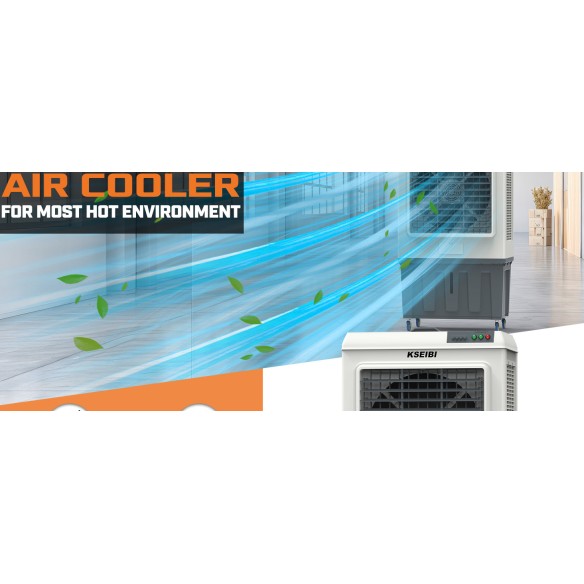 Stay Cool with the KAC 45-125 L Air Cooler - 125L, 450W | KSEIBI