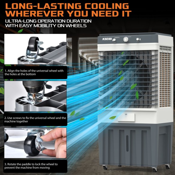 KAC 25-80 M 冷风机, 80L, 250W, 性价比最高的冷风机 | KSEIBI