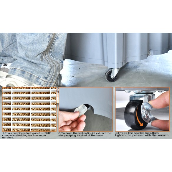 KAC 25-80 M 冷风机, 80L, 250W, 性价比最高的冷风机 | KSEIBI