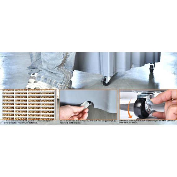 KAC 25-80 M 冷风机, 80L, 250W, 性价比最高的冷风机 | KSEIBI