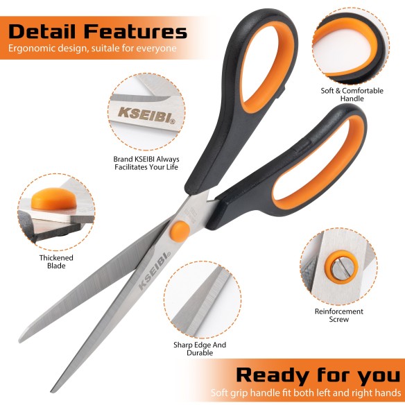 Versatile Industrial Scissors Set for Various Tasks | KSEIBI