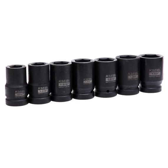 High-Quality Impact Socket Set 1"Deep for Heavy-Duty Jobs | KSEIBI