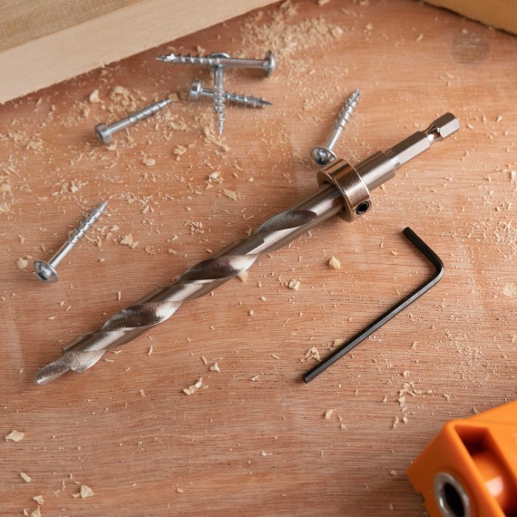 High-Quality HSS Pocket Hole Bit for Precision Woodworking Projects | KSEIBI