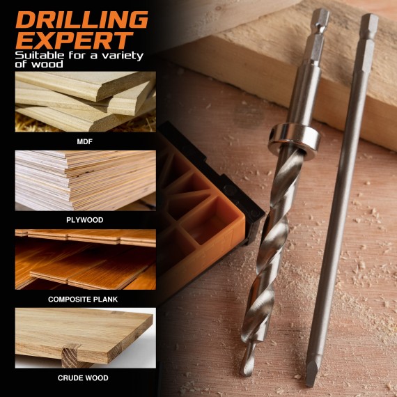 Купить высокоскоростное сверло для карманных отверстий | KSEIBI