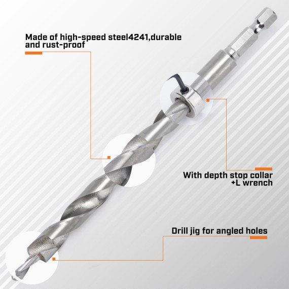 Купить высокоскоростное сверло для карманных отверстий | KSEIBI