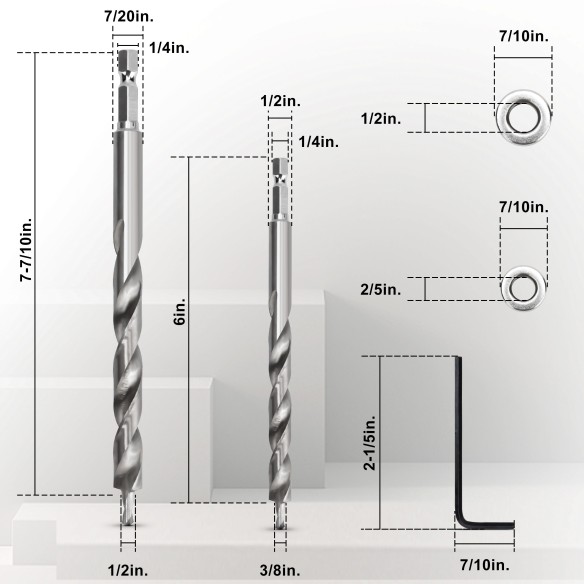 High-Quality HSS Pocket Hole Bit for Precision Woodworking Projects | KSEIBI