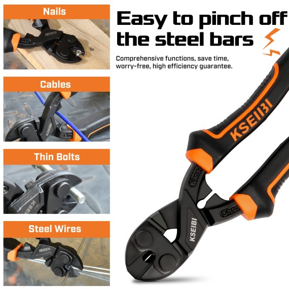 高杠杆螺栓切割器，高效便捷切割工具 | KSEIBI