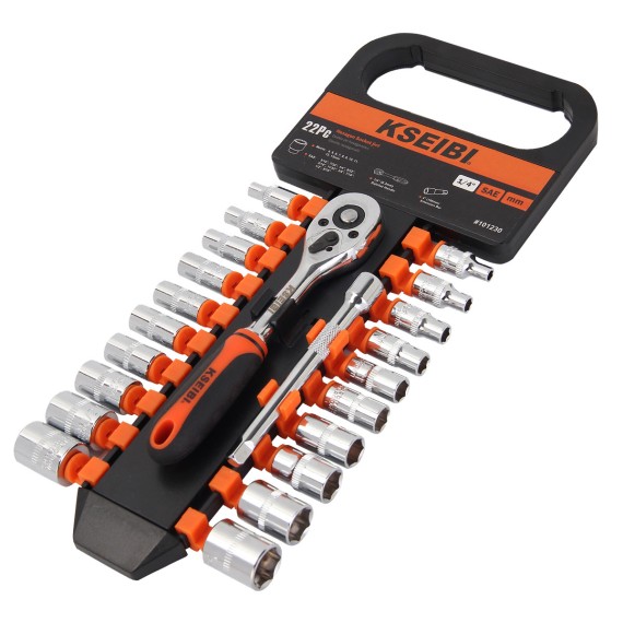 High-Quality Hexagon Socket And Ratchet Set for Precision Work | KSEIBI