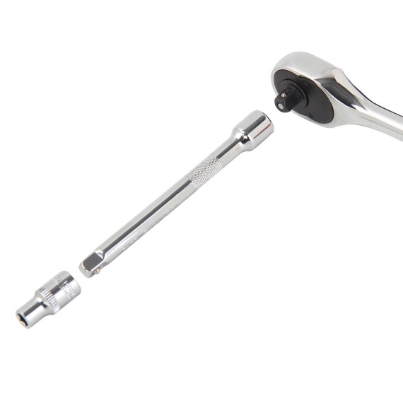 Набор шестигранных головок и трещотка 1/4" для автомобилей и ремонта | KSEIBI