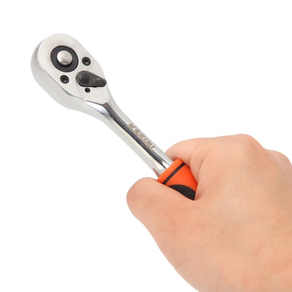 High-Quality Hexagon Socket and Ratchet Set for 1/4" Drive | KSEIBI