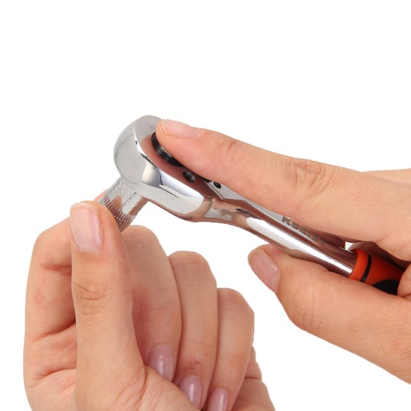 High-Quality Hexagon Socket and Ratchet Set for 1/4" Drive | KSEIBI