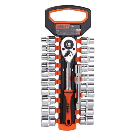 High-Quality Hexagon Socket And Ratchet Set for 1/2" Drives | KSEIBI