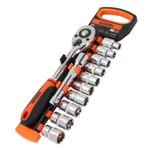 Hexagon Socket And Ratchet Set 1/2" 12-Pc