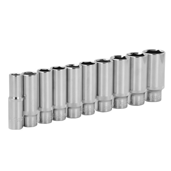 High-Quality Hexagon Deep Socket 3/8" Metric for Precision Work | KSEIBI