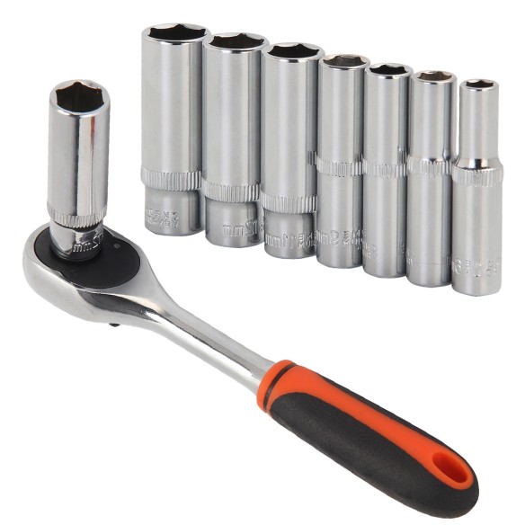 High-Quality Hexagon Deep Socket 1/4" for Precision Jobs | KSEIBI