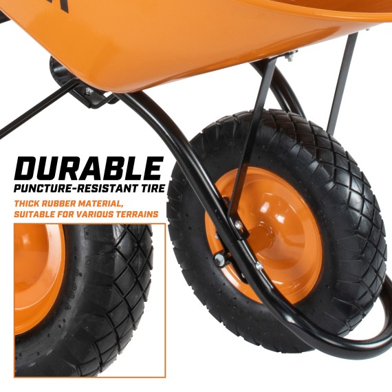 Get the Best Heavy Duty Wheel Barrow for Your Outdoor Projects | KSEIBI