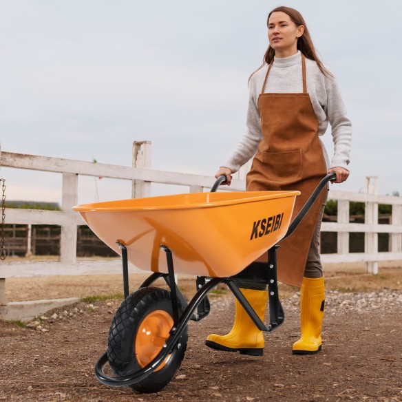 Get the Best Heavy Duty Wheel Barrow for Your Outdoor Projects | KSEIBI
