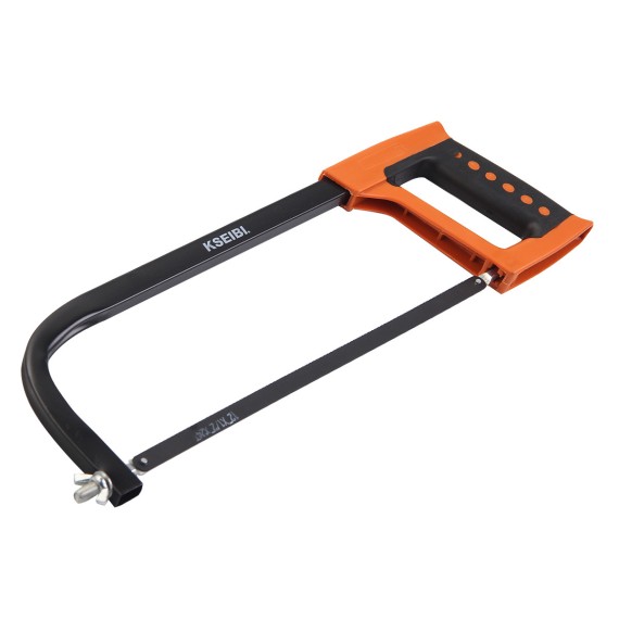 High-Quality Hacksaw Frame with Double Color Plastic Handle | KSEIBI