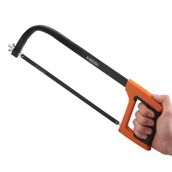 High-Quality Hacksaw Frame with Double Color Plastic Handle | KSEIBI