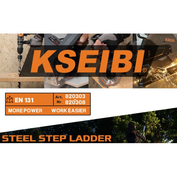 铝合金家用折叠梯 — 轻便耐用多功能家居梯子 | KSEIBI