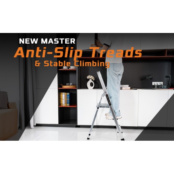 铝合金家用折叠梯 — 轻便耐用多功能家居梯子 | KSEIBI