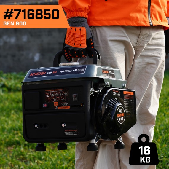 Power up Anywhere with the GEN 900 Gasoline-Powered Portable Generator | KSEIBI