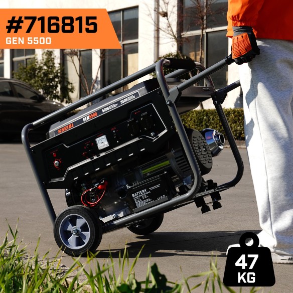 Power up your space with the GEN 5500 Gasoline Generator | KSEIBI