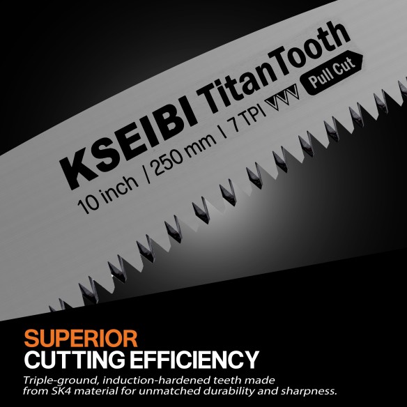 Premium Folding Saw Original Orange for Outdoor Enthusiasts | KSEIBI