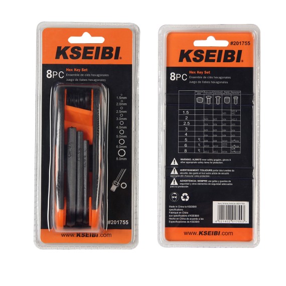 Discover the Versatile Folding Hex Key Wrench Set for Professionals | KSEIBI
