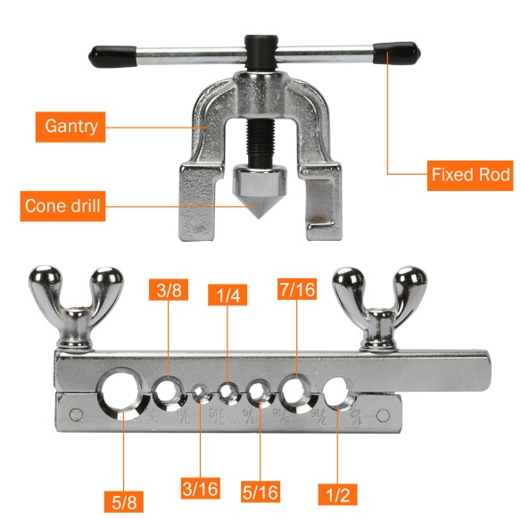 Flaring Tool Set for Professional Pipe Flaring | KSEIBI