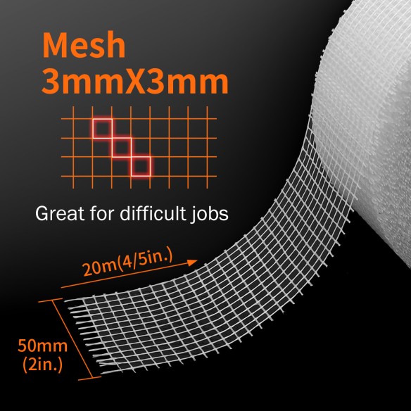 High-Quality Fiberglass Mesh Tape for Strong and Durable Repairs | KSEIBI