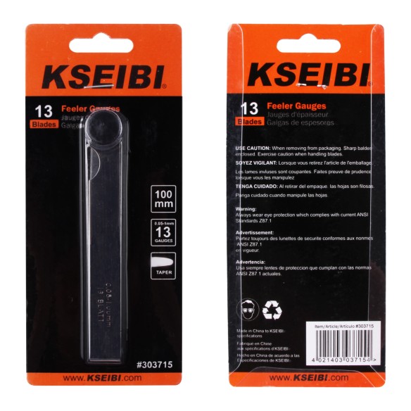 Precision Feeler Gauges for Accurate Measurements | KSEIBI