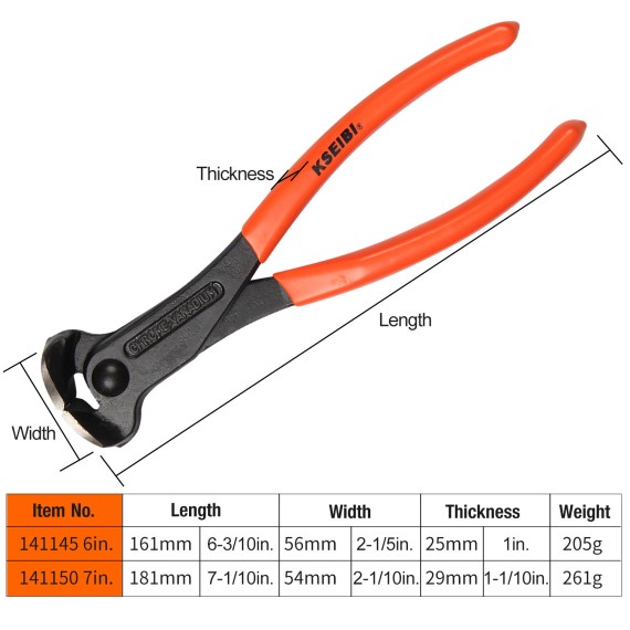 High-Quality End Cutting Nipper/PVC for Precise Results | KSEIBI