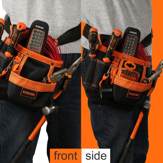 High-Quality Electrician's Tool Pouch for Convenient Storage | KSEIBI