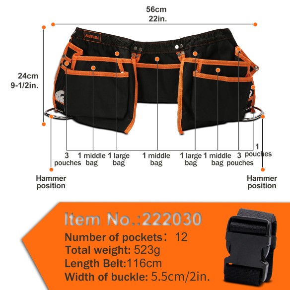 Upgrade Your Tool Belt Game with Our Electrician's Tool Belt Combo | KSEIBI