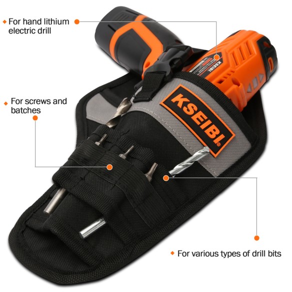 Durable and Convenient Drill Holster for Easy Access on the Job | KSEIBI