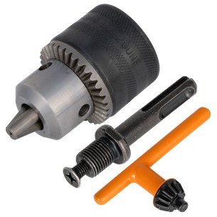 Drill Chuck With Key And Adapter 1.5-13mm 1/2-20