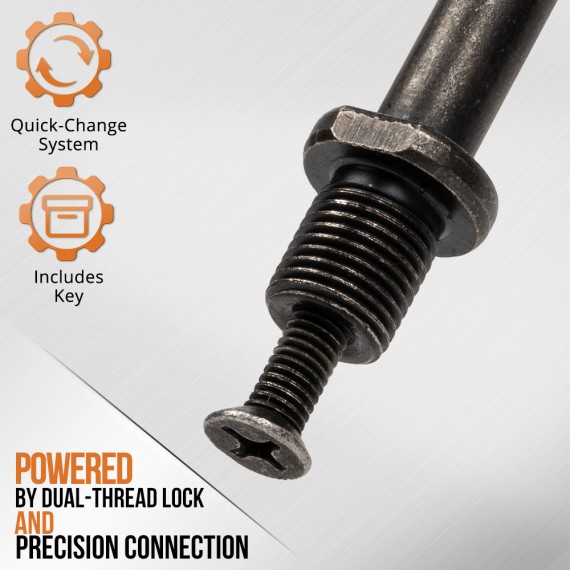 سه‌نظام دریل با آچار و تبدیل 1.5–13 میلی‌متر (1/2–20) | KSEIBI