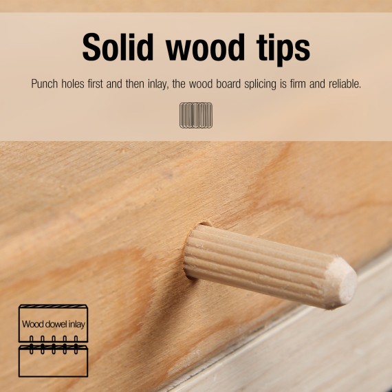 Complete Dowel Pins Kit for Woodworking and Carpentry Projects | KSEIBI