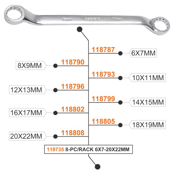 Top-Quality Double Ring Wrench for Precision Work | KSEIBI