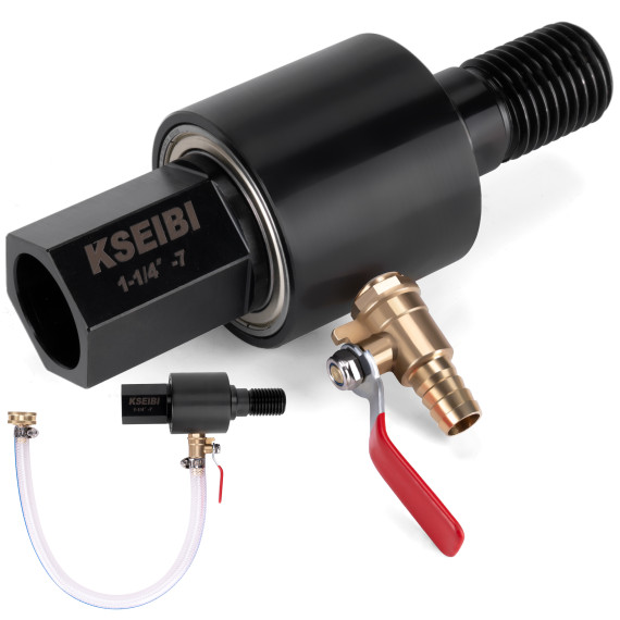 High-Quality Diamond Wet Core Water Swivel Adapter | KSEIBI