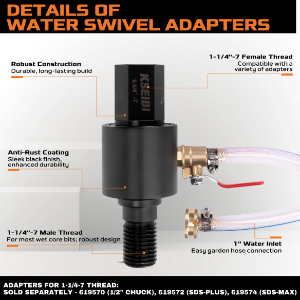 高性能金刚石开孔器接杆 | KSEIBI