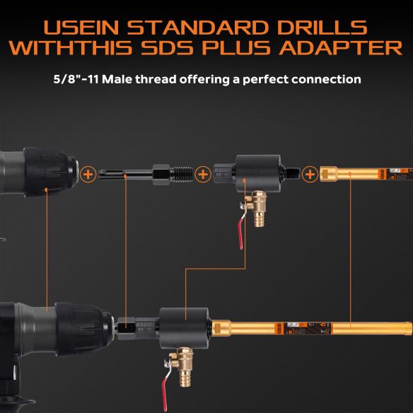 高性能金刚石开孔器接杆 | KSEIBI