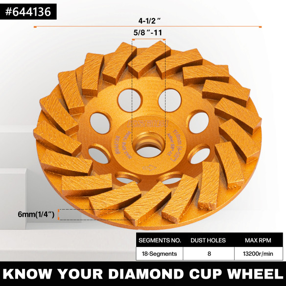 High-Quality Diamond Cup Wheel for Turbo / W Flange | KSEIBI