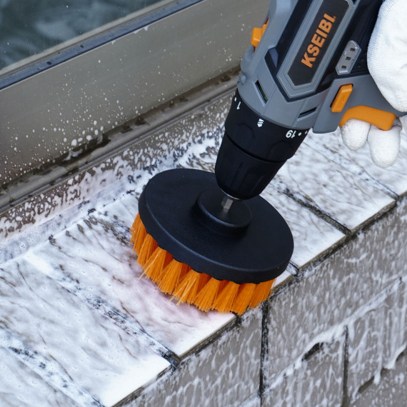 قلم‌مو تمیزکاری مته شش‌گوش 1/4 اینچ – مجموعه 3 عددی | KSEIBI