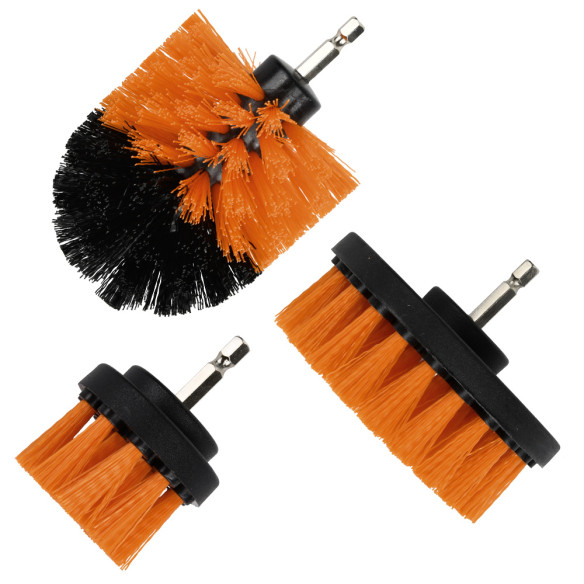 قلم‌مو تمیزکاری مته شش‌گوش 1/4 اینچ – مجموعه 3 عددی | KSEIBI