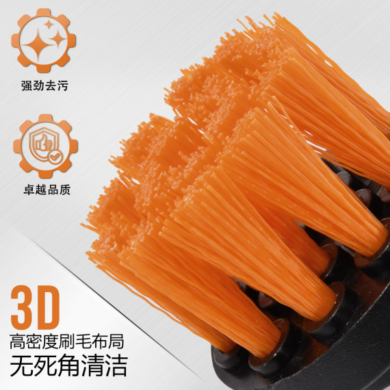 قلم‌مو تمیزکاری مته شش‌گوش 1/4 اینچ – مجموعه 3 عددی | KSEIBI